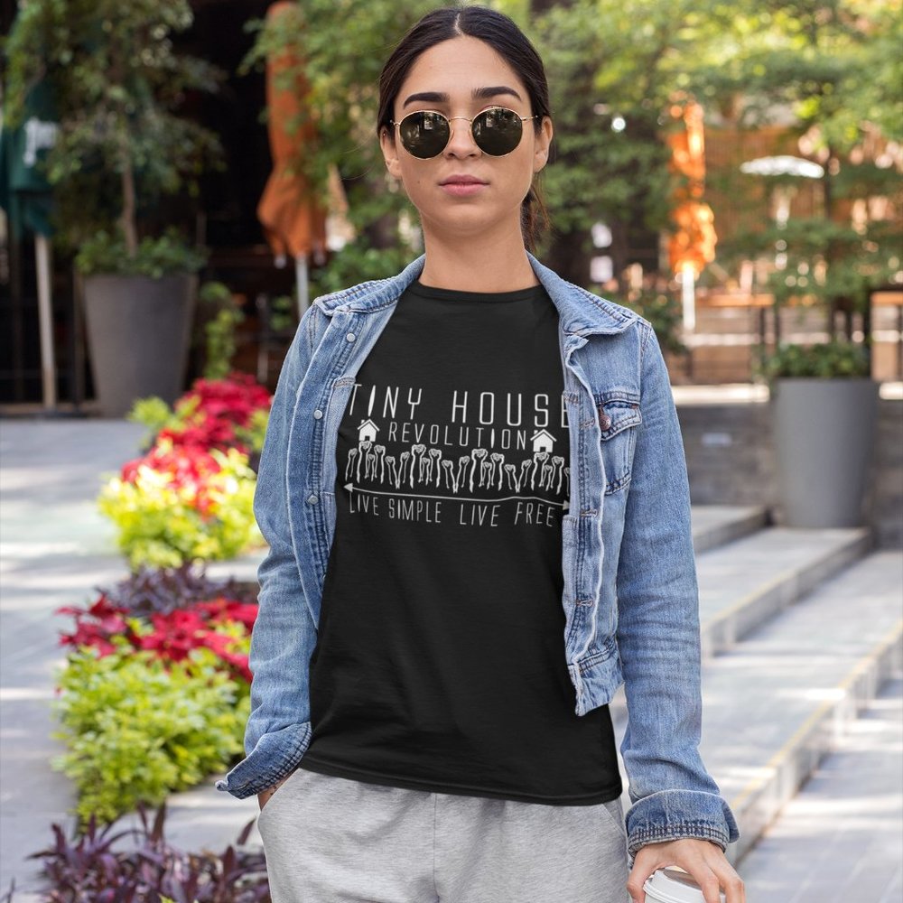 Tiny House Revolution: Live Simple Live Free T-Shirt